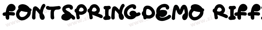 fontspringdemo Riffi字体转换
